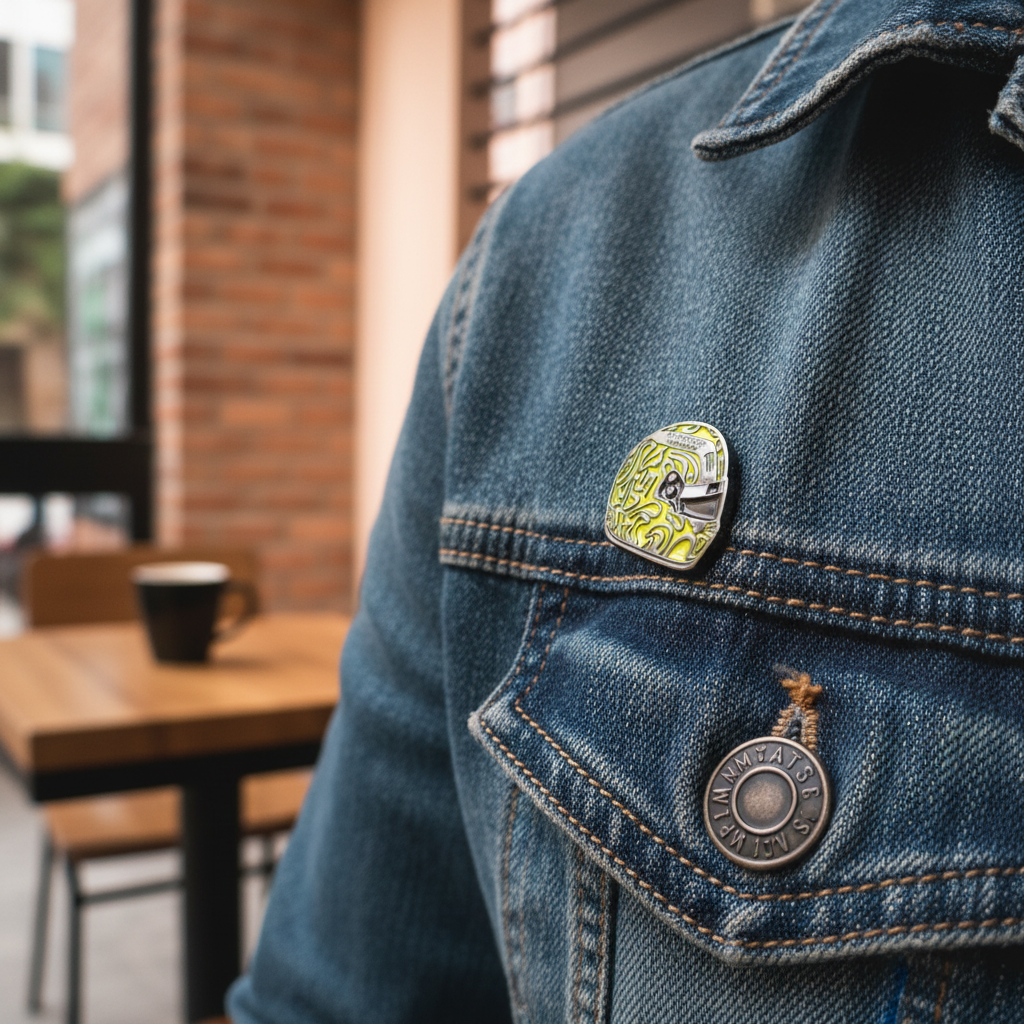 Pin on denim jacket