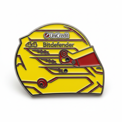 Lewis Hamilton #44 Helmet Pin - Angled