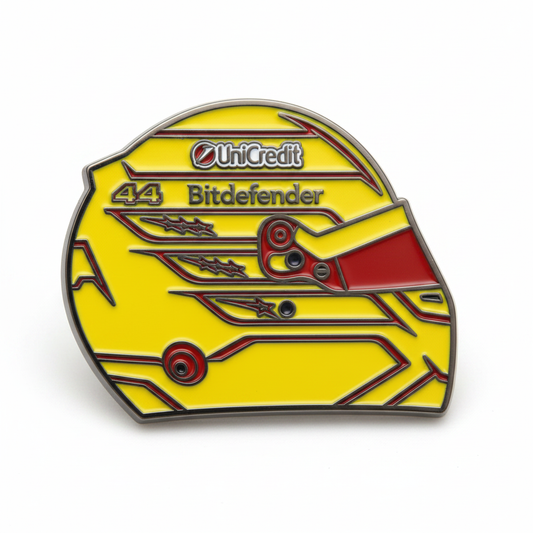 Lewis Hamilton #44 Helmet Pin - Angled