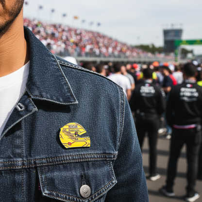Lewis Pin - Denim Jacket at F1 Race
