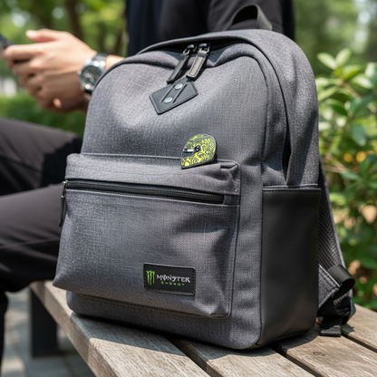 Pin on bag